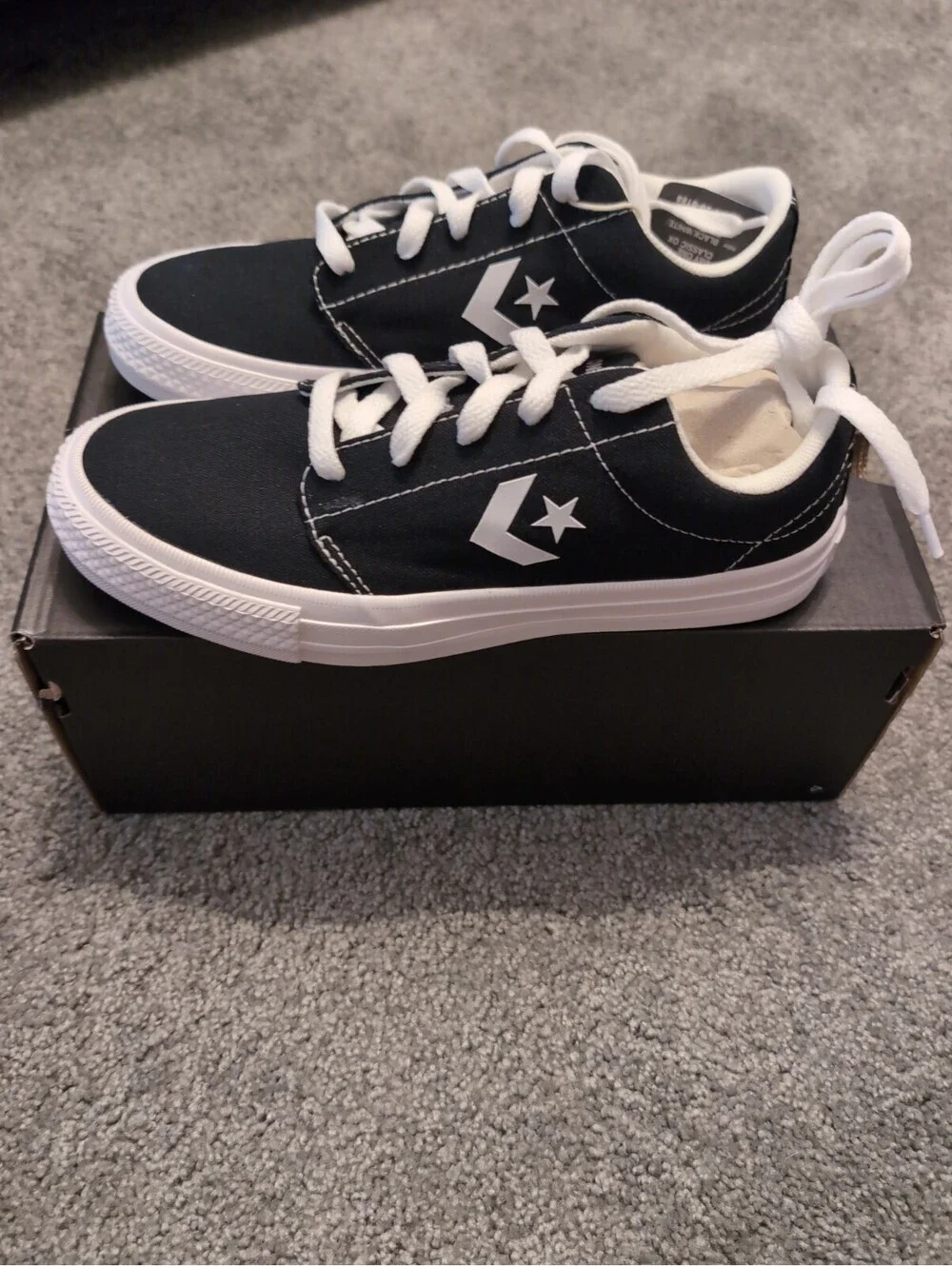 Converse Kids'/Adult Day One Classic Sneakers - Black/White M 4/W 5.5